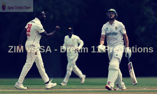 1st Test: Zimbabwe vs South Africa: Dream 11 Predictions & Picks!