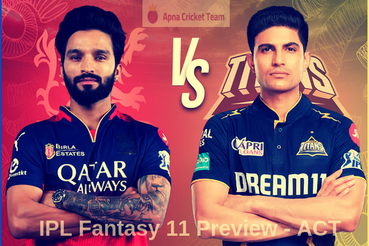 Match 14 : TATA IPL 2025 - RCB vs GT : Dream 11 Predictions & Picks!