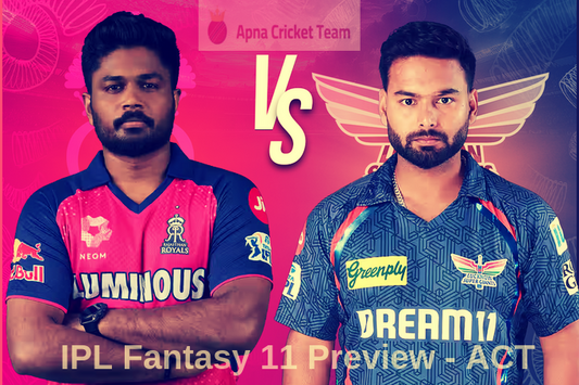 Match 36 : TATA IPL 2025 - RR vs LSG : Dream 11 Predictions & Picks !
