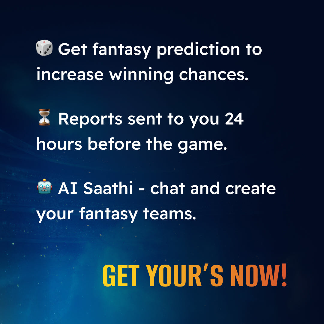 Fantasy AI Team Selector - Next 6 ODI Matches