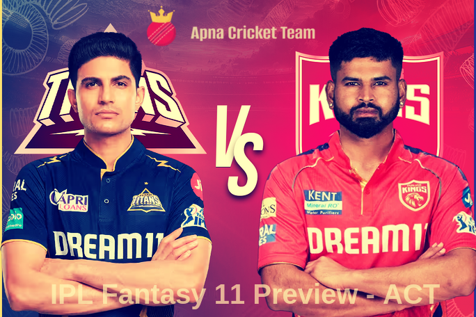 Match 5 : Gujarat Titans vs Punjab Kings - Dream 11 Predictions !