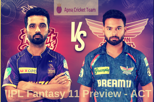 Match 21 : TATA IPL 2025 - KKR vs LSG : Dream 11 Predictions & Picks!