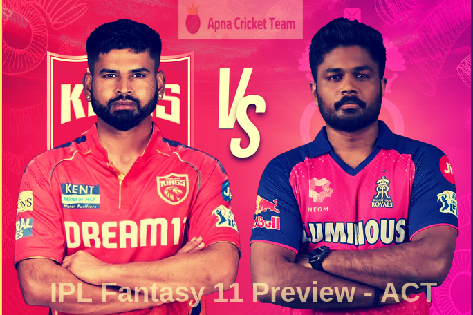 Match 18 : TATA IPL 2025 - RR vs PBKS : Dream 11 Predictions & Picks!